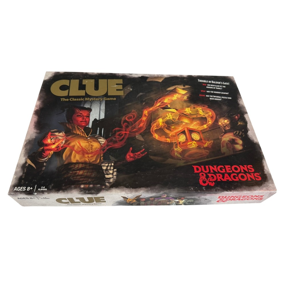 Clue Dungeons & Dragons Board Game Baldur's Gate Mystery Edition Hasbro